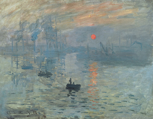 Manet en Monet Impression 1872 S