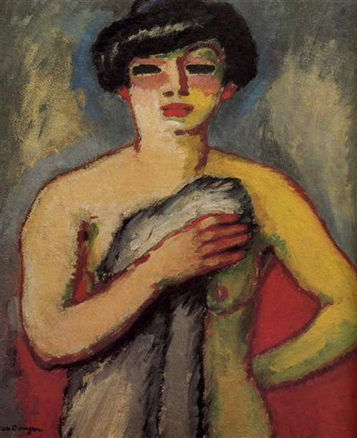 -s- Kunstenaars in Parijs – Kees van Dongen Portret Fernande Olivier 1905 (002)