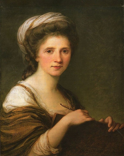 -s- Meesterlijke Vrouwen – Angelika Kauffmann Zelfportret (002)